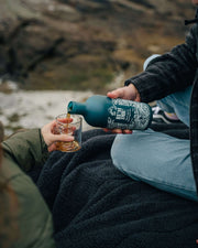 Cornish rum on the beach