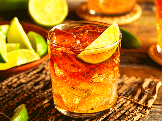 Squalls in the bay Cornish rum and ginger